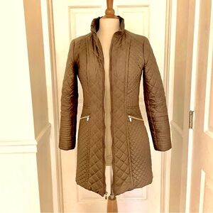Quilted Via Spiga Coat Sz Small